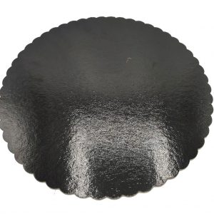 Disc tort dantelate auriu cu negru 32 cm (6)