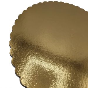 Disc tort dantelate auriu cu negru 34 cm (6)